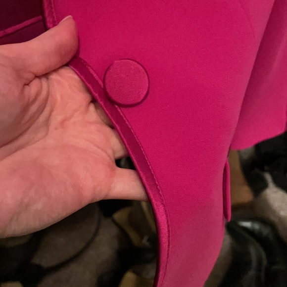 Brand NWT pink button sleeve blazer by cinq a sept - Picture 7 of 14
